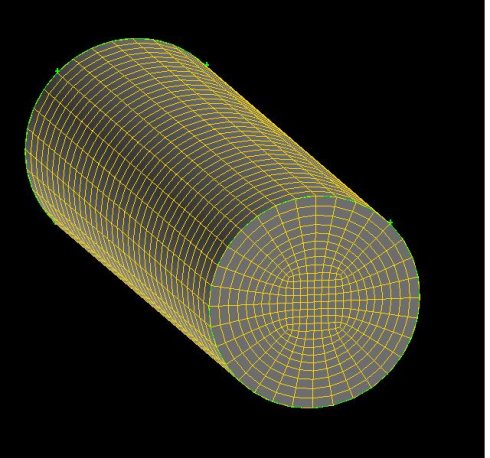 [案例分析]Gambit中圆/圆柱体的高质量网格划分方法的图6